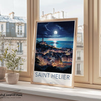 Saint Helier Poster | Jersey Wall Art | UK Decor