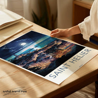Saint Helier Poster | Jersey Wall Art | UK Decor