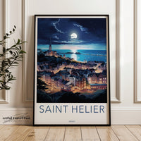 Saint Helier Poster | Jersey Wall Art | UK Decor