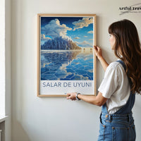 Salar de Uyuni Poster - Bolivia Wall Art