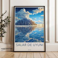 Salar de Uyuni Poster - Bolivia Wall Art