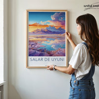 Salar de Uyuni Poster - Bolivia Wall Art