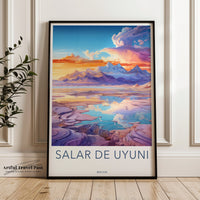 Salar de Uyuni Poster - Bolivia Wall Art