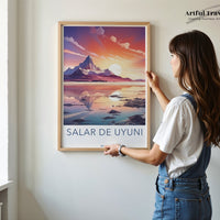 Salar de Uyuni Poster - Bolivia Wall Art