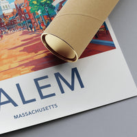 Salem Poster - Massachusetts Wall Art