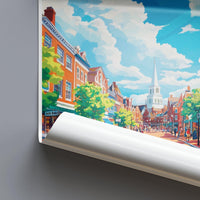 Salem Poster - Massachusetts Wall Art