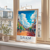 Salem Poster - Massachusetts Wall Art