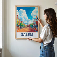 Salem Poster - Massachusetts Wall Art