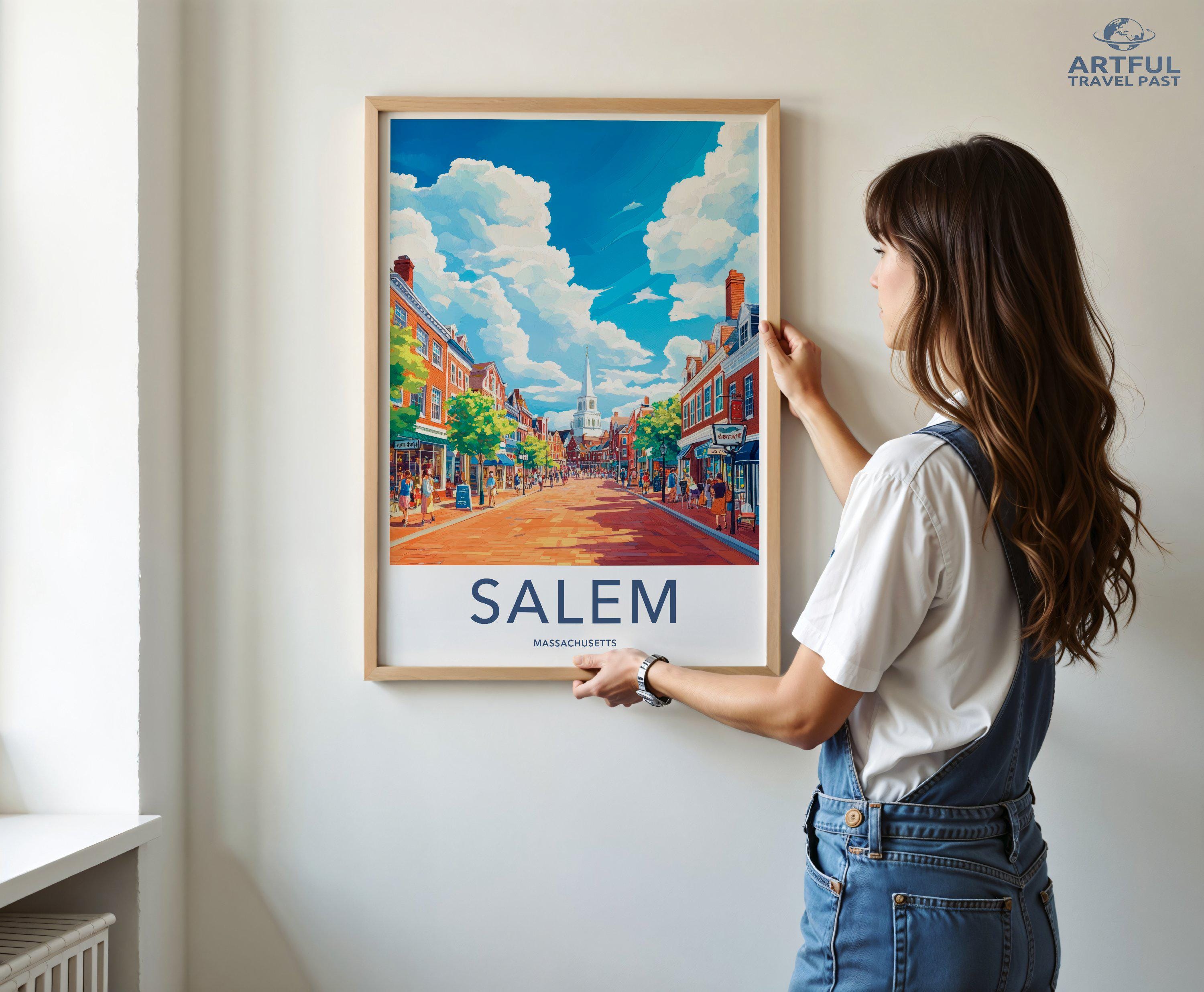 Salem Poster - Massachusetts Wall Art