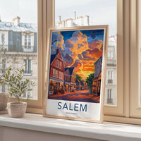 Salem Poster - Massachusetts Wall Art