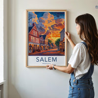 Salem Poster - Massachusetts Wall Art