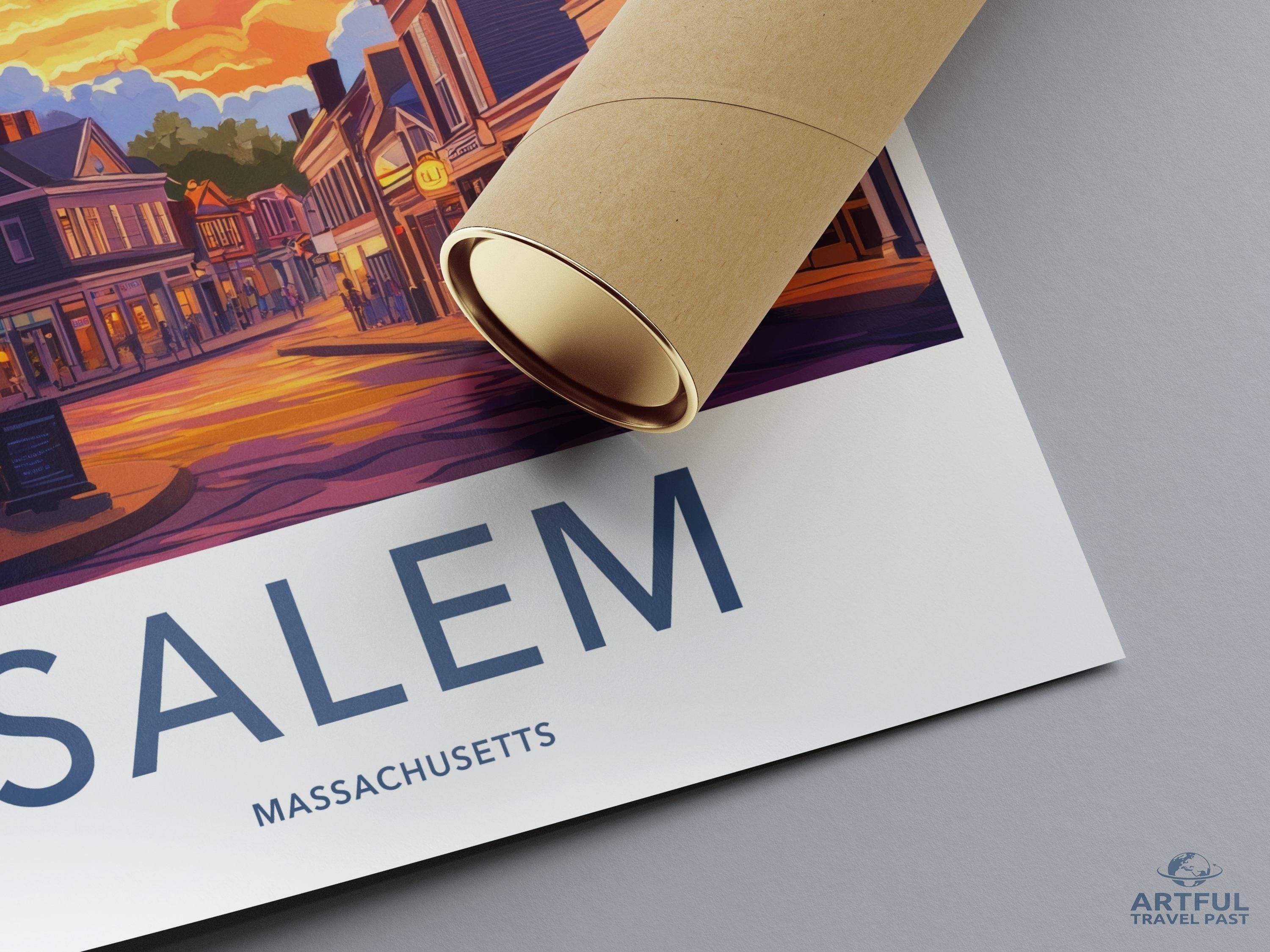 Salem Poster - Massachusetts Wall Art