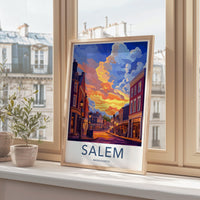 Salem Poster - Massachusetts Wall Art