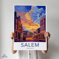 Salem Poster - Massachusetts Wall Art