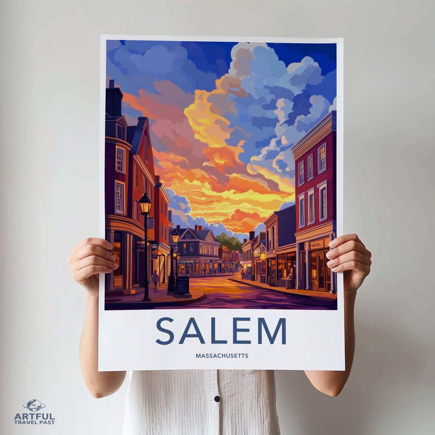 Salem Poster - Massachusetts Wall Art