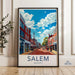 Salem Poster | Massachusetts Wall Art | America Decor