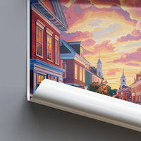 Salem Poster | Massachusetts Wall Art | America Decor