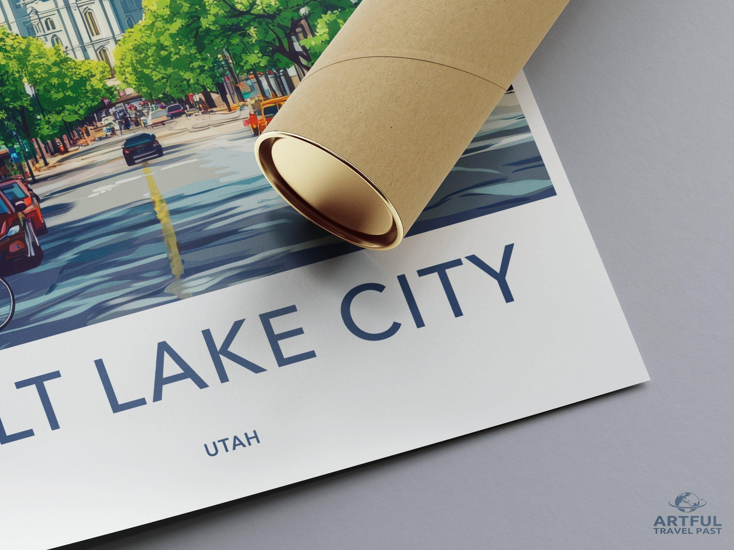 Salt Lake City  Poster - Utah Wall Art