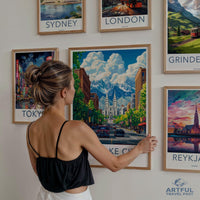 Salt Lake City  Poster - Utah Wall Art