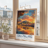 Salzburg Poster - Austria Wall Art