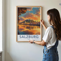 Salzburg Poster - Austria Wall Art