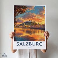 Salzburg Poster - Austria Wall Art