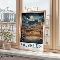 Salzburg Poster - Austria Wall Art