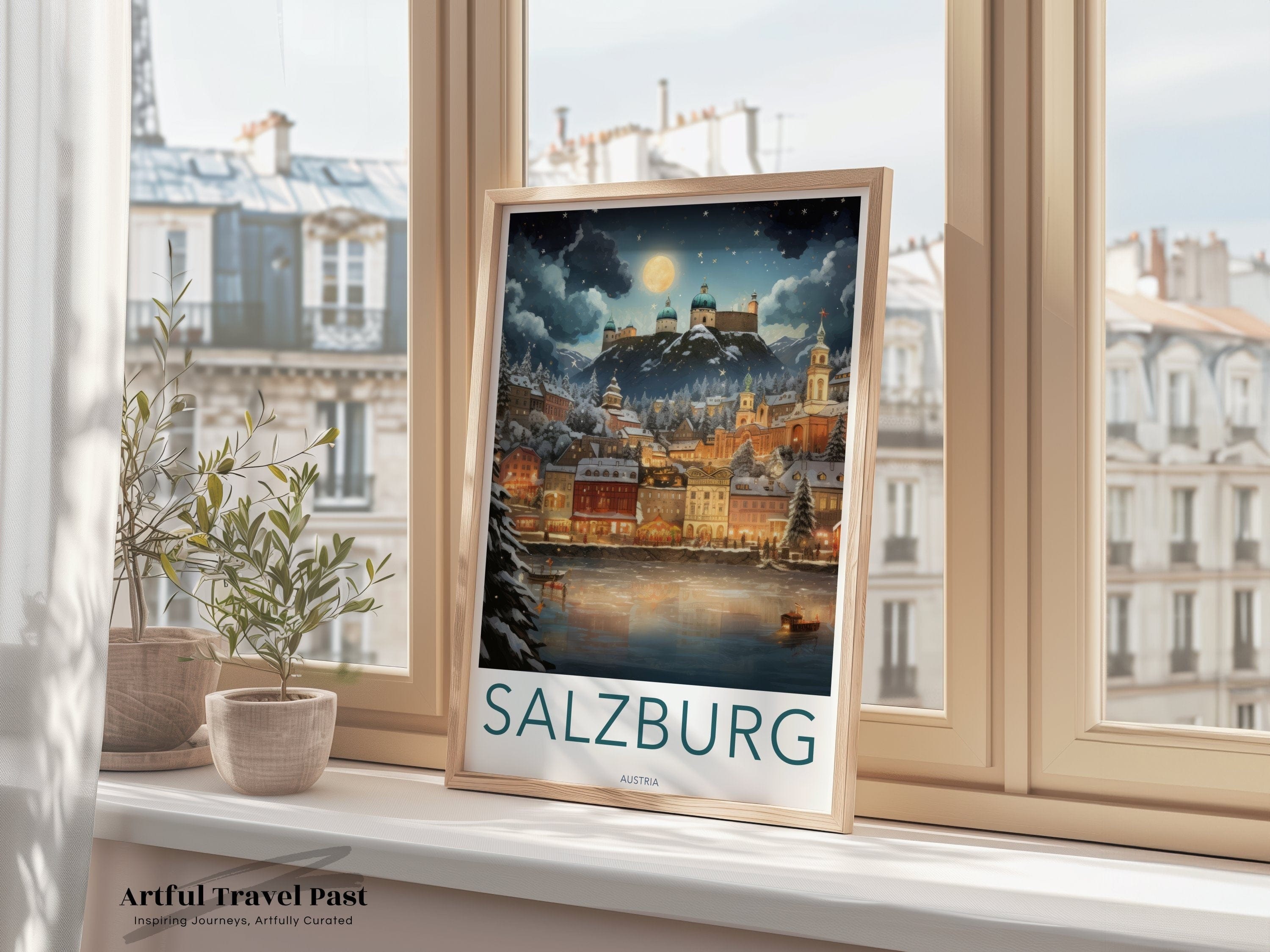 Salzburg Poster - Austria Wall Art