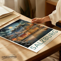 Salzburg Poster - Austria Wall Art