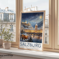 Salzburg Poster - Austria Wall Art