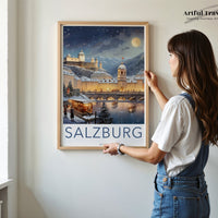 Salzburg Poster - Austria Wall Art