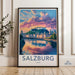 Salzburg Poster | Austria Wall Art | Europe Decor