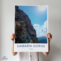 Samaria Gorge poster - Greece Wall Art