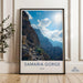 Samaria Gorge poster - Greece Wall Art