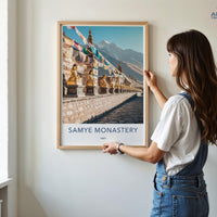 Samye Monastery Poster - Tibet Wall Art