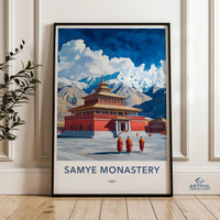 Samye Monastery Poster - Tibet Wall Art