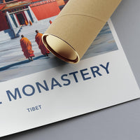 Samye Monastery Poster - Tibet Wall Art