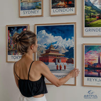 Samye Monastery Poster - Tibet Wall Art