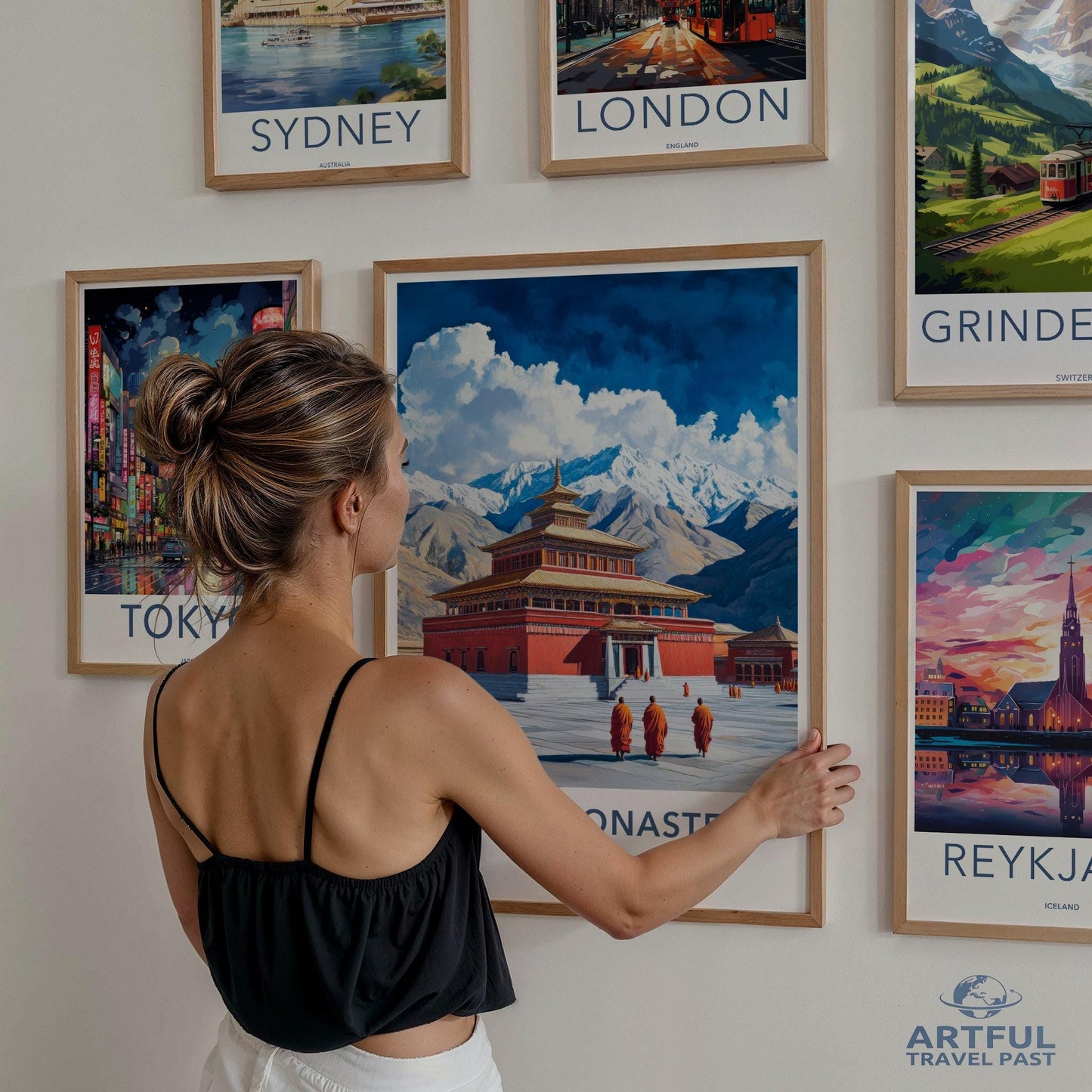 Samye Monastery Poster - Tibet Wall Art