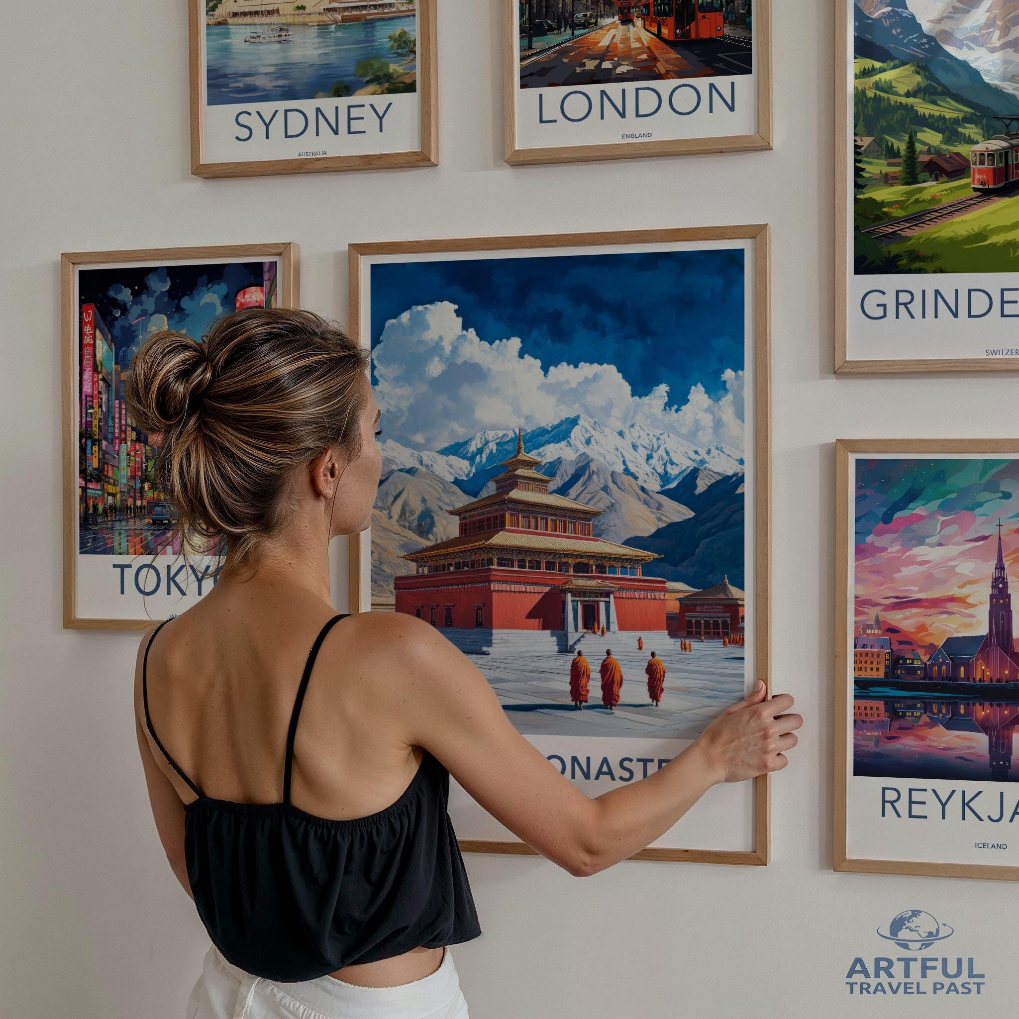 Samye Monastery Poster - Tibet Wall Art