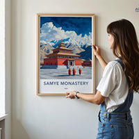 Samye Monastery Poster - Tibet Wall Art