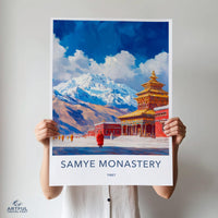 Samye Monastery Poster - Tibet Wall Art