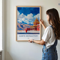 Samye Monastery Poster - Tibet Wall Art