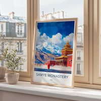 Samye Monastery Poster - Tibet Wall Art