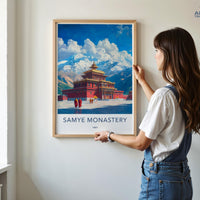 Samye Monastery Poster - Tibet Wall Art