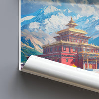 Samye Monastery Poster - Tibet Wall Art