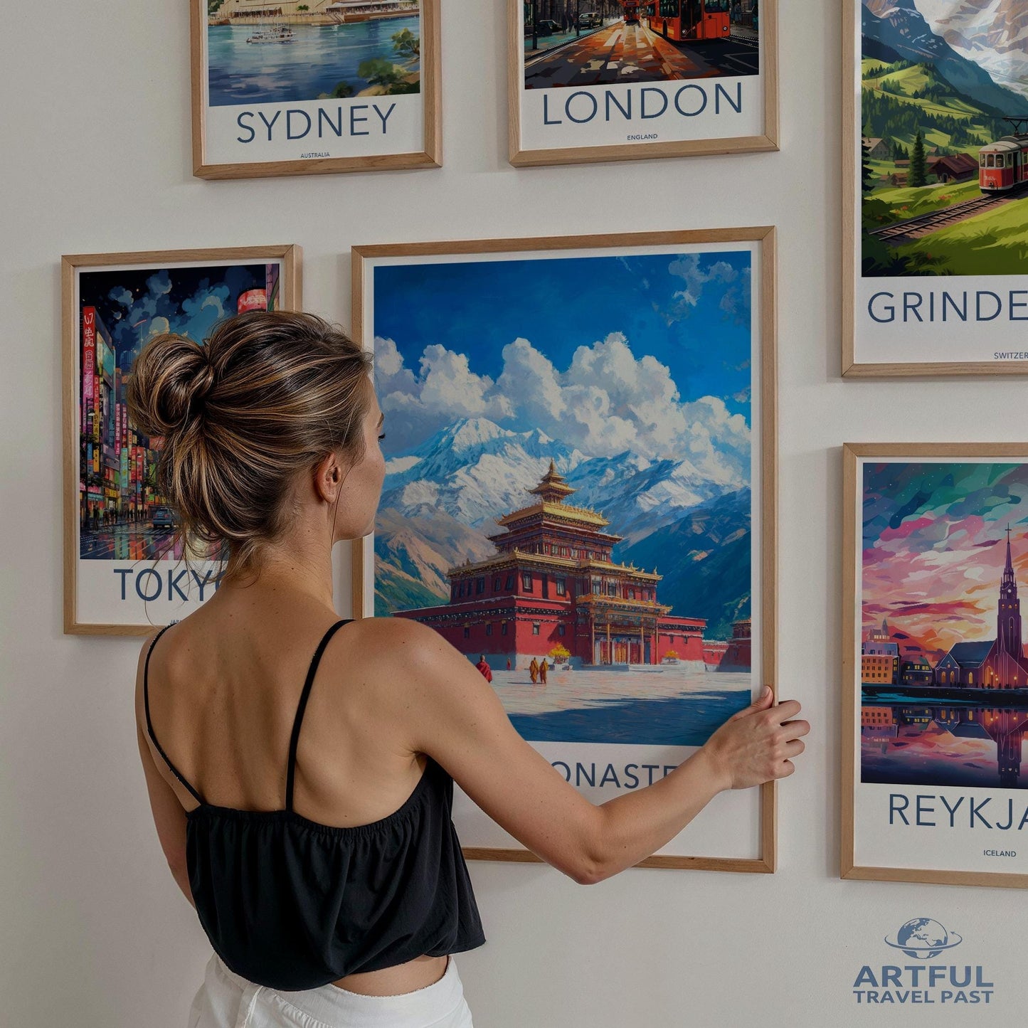 Samye Monastery Poster - Tibet Wall Art