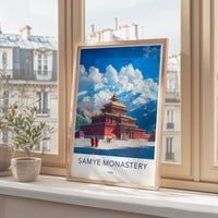 Samye Monastery Poster - Tibet Wall Art