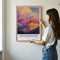 Samye Monastery Poster - Tibet Wall Art