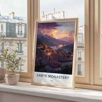 Samye Monastery Poster - Tibet Wall Art